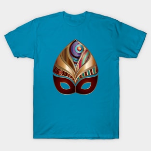 Devil Theatre Mask Design T-Shirt